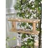 imageDutchCrafters Cedar Wood Oriole Bird Feeder with Two Jelly Cups and Fruit Spikes Hanging Wooden Outdoor Fruit Nectar Feeder for Oriole Birds  Amish Made in USA