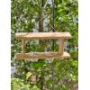 imageDutchCrafters Cedar Wood Oriole Bird Feeder with Two Jelly Cups and Fruit Spikes Hanging Wooden Outdoor Fruit Nectar Feeder for Oriole Birds  Amish Made in USA