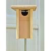 imageDutchCrafters Gillwood Bluebird Cedar Wood Nest Box Outdoor Nesting Box for Birds Wooden Bird House Pole Mount Birdhouse for Outside  Amish Made in USA
