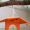 imageDutchCrafters Plastic Poly Single Oriole Bird Feeder Outdoor Hanging Bird Feeder with 1 Acrylic Cup for Jelly or Jam Fruit Nectar or Seed for Orioles Single OrangeOrange