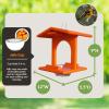 imageDutchCrafters Plastic Poly Single Oriole Bird Feeder Outdoor Hanging Bird Feeder with 1 Acrylic Cup for Jelly or Jam Fruit Nectar or Seed for Orioles Single OrangeOrange