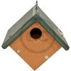 imageDutchCrafters Plastic Poly Small Diamond Wren Hanging Bird House Outdoor Bird Nesting Box Shelter  Amish Made in USA Turf Green ampamp Bright Cedar