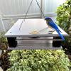 imageDutchCrafters Poly Gilbertson Large Covered Blue Bird Feeders for Outdoors Hanging Bluebird Feeder for Mealworms  Amish USA Made Milwaukee Brown ampamp WeatherwoodLight Gray  Black