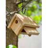imageDutchCrafters Small Diamond Cedar Wood Wren Birdhouse Outdoor Wooden Bird House Hanging Mount Birdhouse for Outside  Amish Made in USA
