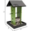 imageSong Bird Hanging Poly Bird Feeder Black ampamp Lime Mounting Style  HangingBlack  Lime