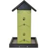 imageSong Bird Hanging Poly Bird Feeder Black ampamp Lime Mounting Style  HangingBlack  Lime