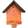 imageDutchCrafters FenceMount Poly Oriole Feeder for Outdoors with Removable Jelly Cup and Orange Rod Mealworm BirdFeeder Orange  Amish Made in USABlack  Bright Orange