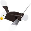 imageDutchCrafters Fun Whirligig Whirlybird Wind Spinner for Outdoors Lawn Garden Yard Dcor  Amish Made in USA OrioleBald Eagle