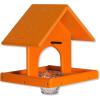 imageDutchCrafters Plastic Poly Hanging Single Oriole Bird Feeder with Nectar Cup ampamp Fruit Slice Holder Outdoor Fruit and Jelly Feeder  Amish Made in USA Orange ampamp OrangeOrange  Orange