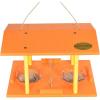imageDutchCrafters Plastic Poly Single Oriole Bird Feeder Outdoor Hanging Bird Feeder with 1 Acrylic Cup for Jelly or Jam Fruit Nectar or Seed for Orioles Single OrangeOrange  Yellow