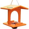 imageDutchCrafters Plastic Poly Single Oriole Bird Feeder Outdoor Hanging Bird Feeder with 1 Acrylic Cup for Jelly or Jam Fruit Nectar or Seed for Orioles Single OrangeOrange