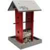 imageSong Bird Hanging Poly Bird Feeder Black ampamp Lime Mounting Style  HangingGray  Bright Red