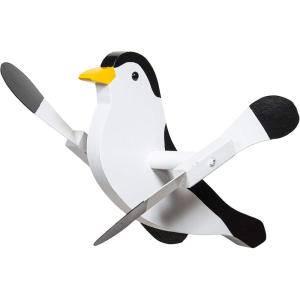 imageDutchCrafters Fun Whirligig Whirlybird Wind Spinner for Outdoors Lawn Garden Yard Dcor  Amish Made in USA OrioleChickadee