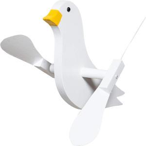 imageDutchCrafters Fun Whirligig Whirlybird Wind Spinner for Outdoors Lawn Garden Yard Dcor  Amish Made in USA OrioleDove