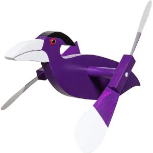 imageDutchCrafters Fun Whirligig Whirlybird Wind Spinner for Outdoors Lawn Garden Yard Dcor  Amish Made in USA OrioleRaven