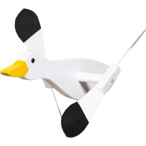 imageDutchCrafters Fun Whirligig Whirlybird Wind Spinner for Outdoors Lawn Garden Yard Dcor  Amish Made in USA OrioleSnow Goose