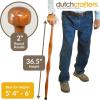 imageDutchCrafters 36quot Twisted Carved Solid Wood Knob Handle Walking Cane Wooden Walking Sticks for Men with Leather Wrist Strap Rubber Foot for Men Women Seniors  Amish American MadeCedar