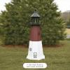 imageDutchCrafters Barnegat NJ Lighthouse Replica Garden Statues with Dusk to Dawn Solar Outdoor Lighting Solar Garden Decor for Outside Lighthouse Gifts  Amish Furniture Made in USA 2 with Base4 with Base