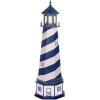 imageDutchCrafters Cape Hatteras NC Decorative Light Up Wooden Lighthouse Outdoor Yard Garden Statue  Amish Made in America 5 PatrioticPatriot Blue  White