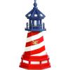 imageDutchCrafters Cape Hatteras NC Decorative Light Up Wooden Lighthouse Outdoor Yard Garden Statue  Amish Made in America 5 PatrioticPatriotic