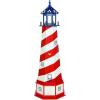imageDutchCrafters Cape Hatteras NC Decorative Light Up Wooden Lighthouse Outdoor Yard Garden Statue  Amish Made in America 5 PatrioticPatriotic