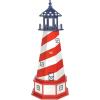 imageDutchCrafters Cape Hatteras NC Decorative Light Up Wooden Lighthouse Outdoor Yard Garden Statue  Amish Made in America 5 PatrioticPatriotic