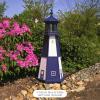imageDutchCrafters Cape Henry VA Lighthouse with Dusk to Dawn Solar Outdoor Lighting Outdoor Statues for Garden Solar Garden Decor  Amish Made in USA Patriotic 3 with BaseReplica