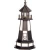 imageDutchCrafters Cape Henry VA Lighthouse with Dusk to Dawn Solar Outdoor Lighting Outdoor Statues for Garden Solar Garden Decor  Amish Made in USA Patriotic 3 with BaseReplica