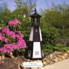 imageDutchCrafters Cape Henry VA Lighthouse with Dusk to Dawn Solar Outdoor Lighting Outdoor Statues for Garden Solar Garden Decor  Amish Made in USA Patriotic 3 with BaseReplica