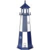 imageDutchCrafters Decorative Wooden Lighthouse Standard Light Bulb Cape Henry Style  Amish Made in USA Patriot BlueWhite 6 FootPatriot BlueWhite
