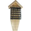 imageDutchCrafters Double Suet Cage Cedar Wood Bird Feeder with Grooved Tail Prop Outdoor Wooden Suet Cake Holder Bird Feeder Hanging Mount  Amish Made in USA