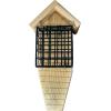 imageDutchCrafters Double Suet Cage Cedar Wood Bird Feeder with Grooved Tail Prop Outdoor Wooden Suet Cake Holder Bird Feeder Hanging Mount  Amish Made in USA