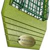imageDutchCrafters Plastic Poly Hanging Bird Feeders for Outdoors with Suet Cake Holder for Woodpeckers Suet Bird Feeders for Outside Wild Birds with Groove and Tail Prop Turf GreenLime Green