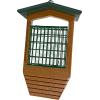 imageDutchCrafters Plastic Poly Hanging Bird Feeders for Outdoors with Suet Cake Holder for Woodpeckers Suet Bird Feeders for Outside Wild Birds with Groove and Tail Prop Turf GreenTurf Green  Cedar