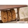 imageDutchCrafters Plastic Poly Large Bird Feeder with Horizontal Suet Cake Log Cylinder Holder Seed Block Feeder for Wild Birds  Made in America Turf Green ampamp CedarMilwaukee Brown  Weathered Wood
