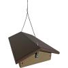 imageDutchCrafters Plastic Poly Upside Down Suet Feeder for Birds Outside Hanging Two Suet Cake Holder Bird Feeder for Outdoors  Amish Made in USA Turf GreenMilwaukee Brown  Weatherwood