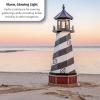 imageDutchCrafters Solar Powered Lighthouse Kit  Solar Lights Outdoor Waterproof with LED Lights for Outside and Dusk to Dawn Light Lighthouse Beacon Backyard Decor  Amish Made in USA