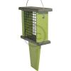 imageDutchCrafters Tail Prop Suet Hanging Poly Bird Feeder Tudor Brown ampamp Bright CedarGray  Lime