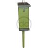 imageDutchCrafters Tail Prop Suet Hanging Poly Bird Feeder Tudor Brown ampamp Bright CedarGray  Lime