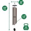 imageLambright Chimes Big Ben Extra Large 82quot Tall Terra Personalized Wind Chimes for Outside Custom Windchimes for Women Anniversary House Warming Memory Sympathy Loss Celebration62 Court Haus