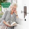 imageLambright Chimes Grandfather Clock Extra Large Personalized Wind Chime Custom Windchimes for Memorial Sympathy Loss Anniversary for Wife Friend Mother Grandmother Pet  Made in America48 Mountain Serenade