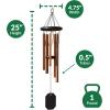 imageLambright Chimes Morning Song Small 25quot Tall Coppertop Personalized Wind Chimes for Outside for Women Sympathy Gifts for Loss of Loved One Birthday Gifts for Her Bereavement Gifts