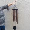 imageLambright Chimes Small Personalized Wind Chime Custom Wind Chimes for Outside Pet Memorial Sympathy Gifts for Loss of Loved One for Women  Amish Made in USA Hearts2Flag
