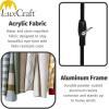 imageLuxCraft 9 Foot Patio Umbrella with Weather Resistant Fabric  Outdoor Umbrellas for Patio with Tilting Aluminum Frame Black or White Umbrella Frame for OutsideCast BreezeBlack Frame