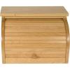 imageDutchCrafters Amish USA Made Solid Wood Countertop Bread Box Bread Holder for Kitchen Counter Large Bread Box for Kitchen Countertop Cherry  NaturalCherry  Natural