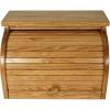 imageDutchCrafters Amish USA Made Solid Wood Countertop Bread Box Bread Holder for Kitchen Counter Large Bread Box for Kitchen Countertop Cherry  NaturalOak  Chestnut