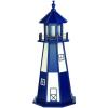 imageDutchCrafters Decorative Lighthouse  Poly Cape Henry Style Patriot BlueWhite 4