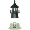 imageDutchCrafters Decorative Lighthouse  Wood Oak Island Style Light GreyBlackWhite 3Light GreyBlackWhite