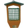 imageDutchCrafters Plastic Poly Hanging Bird Feeders for Outdoors with Suet Cake Holder for Woodpeckers Suet Bird Feeders for Outside Wild Birds with Groove and Tail Prop Turf GreenTurf Green  Cedar