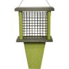 imageDutchCrafters Tail Prop Suet Hanging Poly Bird Feeder Tudor Brown ampamp Bright CedarGray  Lime